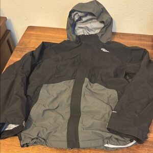 The North Face Black and Gray Hooded Jacket